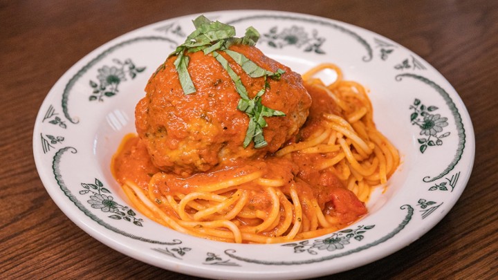 Organic Spaghetti & Wagyu-Pork Meatball