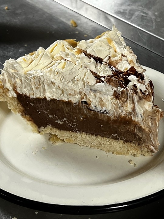 Slice of Chocolate Cream Pie