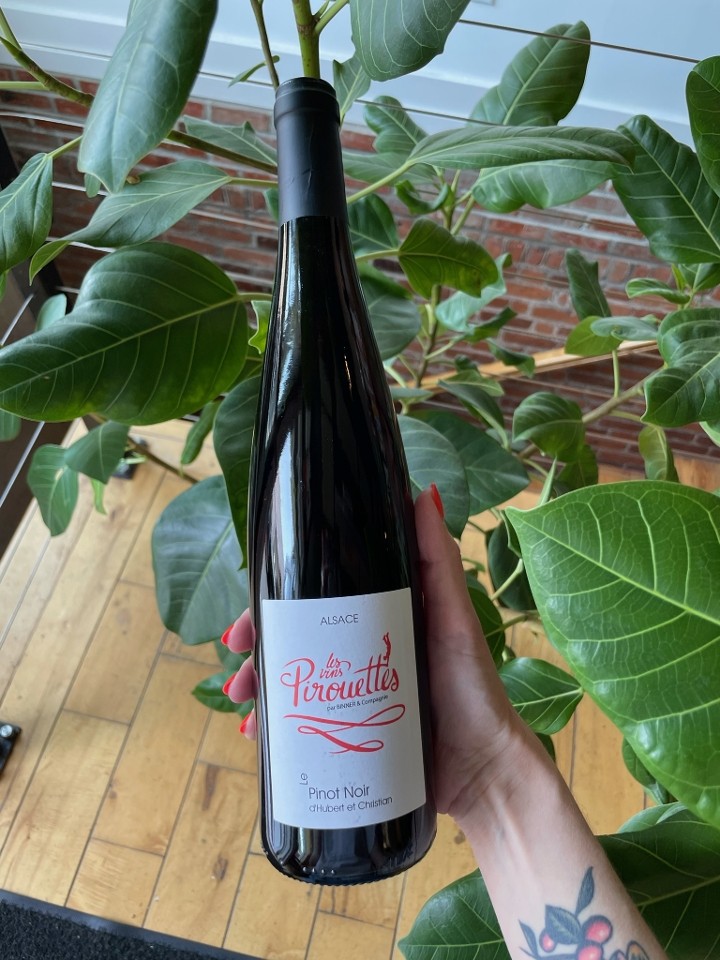 Les Vins Pirouettes Alsace Pinot Noir d'Hubert et Christian 2018