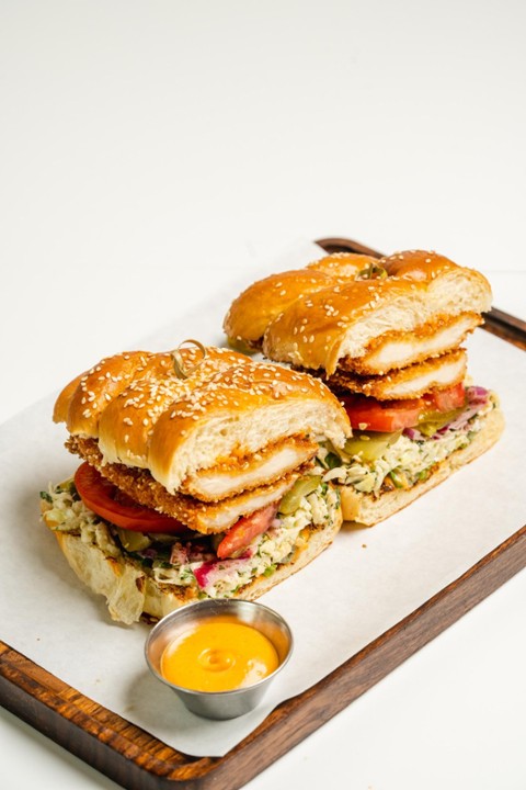 Crispy Chicken Schnitzel Sandwich