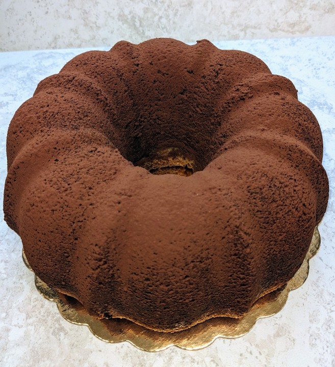 Tiramisu Bundt Cake - Slice