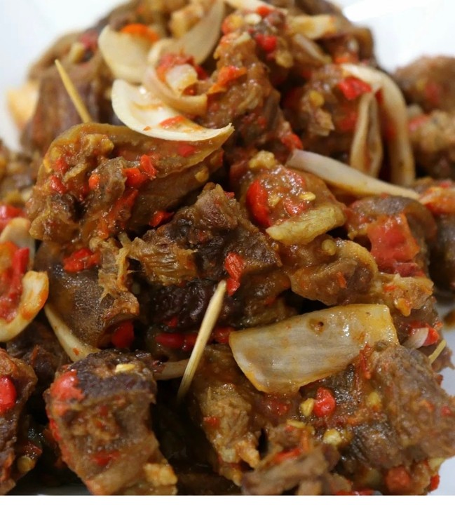 Asun (peppered goat meat )
