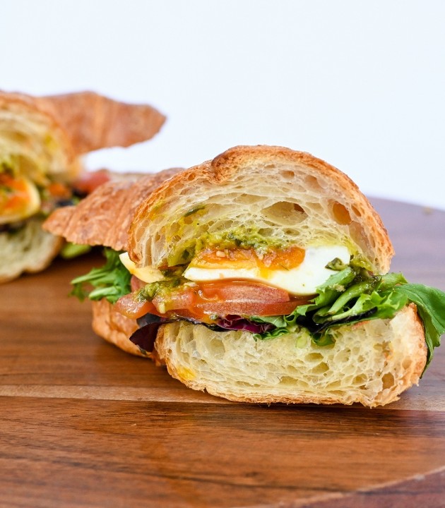 Croissant Sandwich (choice of egg salad, tuna salad or egg & bacon)