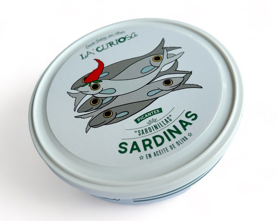 La Curiosa spicy sardinas in olive oil