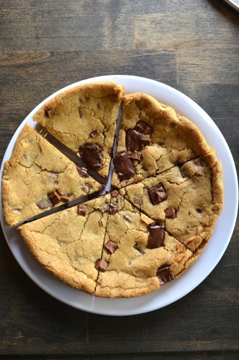 Slice Chocolate Chip Cookie