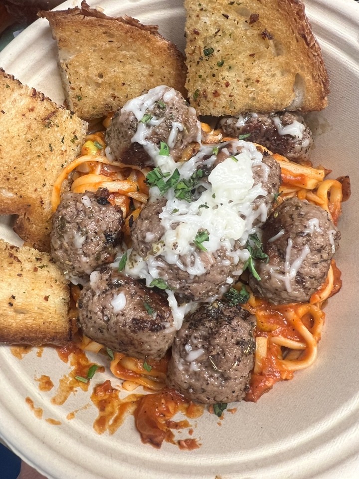 Meatball and Calabrian Chili Pasta