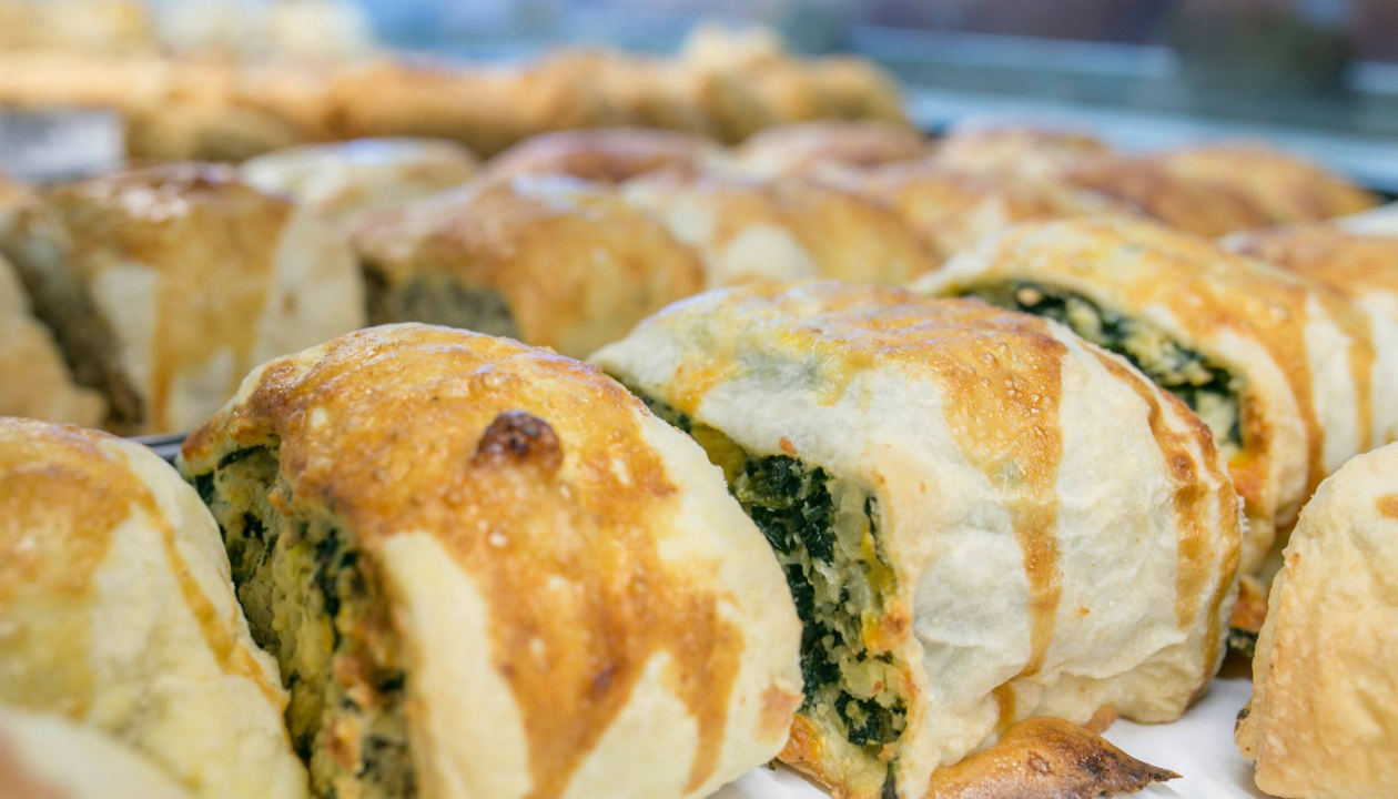 Homemade Spinach Knish