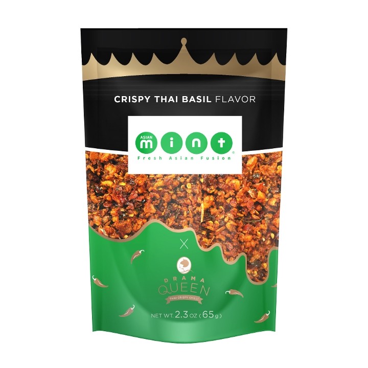 Drama Queen Basil Thai Crispy Chili *Asian Mint Exclusive*(pack) 65 gm