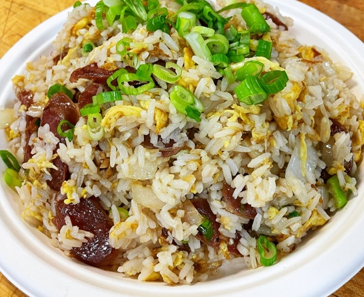 Chinese Sausage Fried Rice 腊肠炒饭