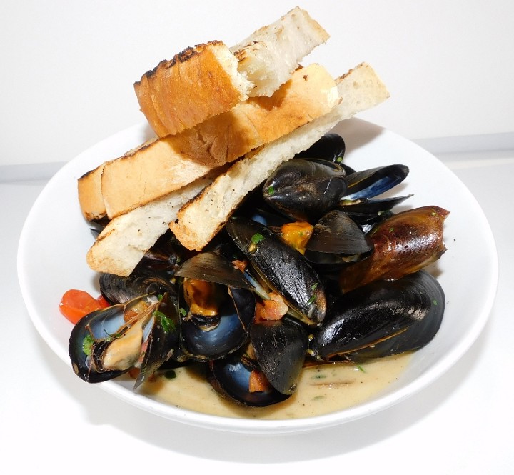 Steamed Maine Mussels