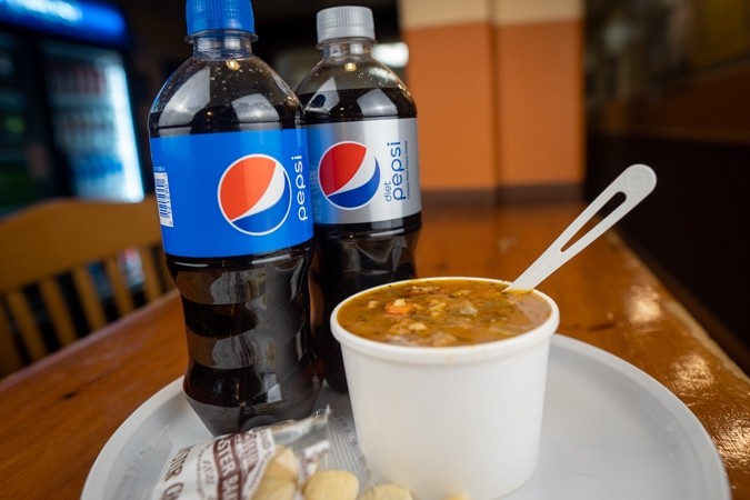 Cup of Soup & Pepsi Product