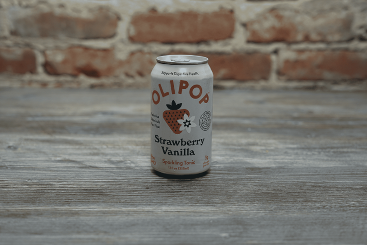 Organic Olipop Strawberry Vanilla 12oz