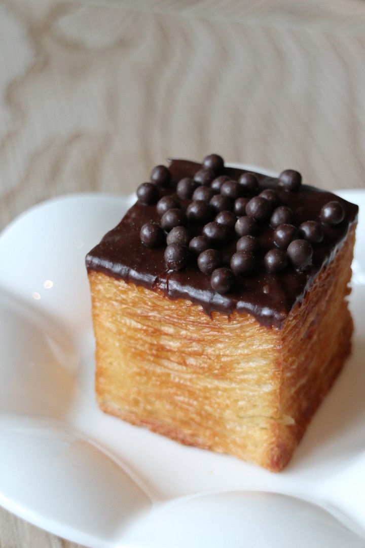 Chocolate Cube Croissant