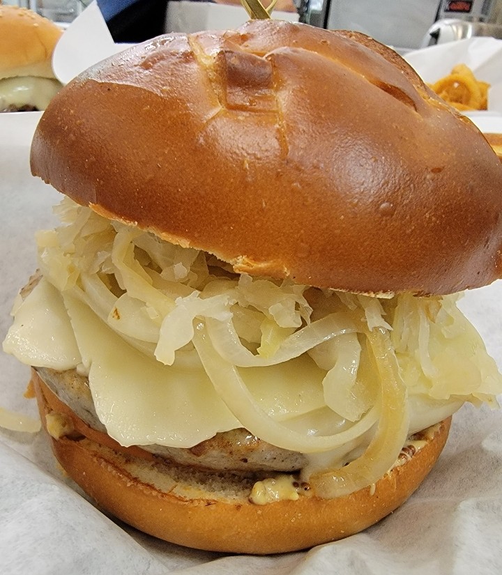 Bratwurst Patty Burger