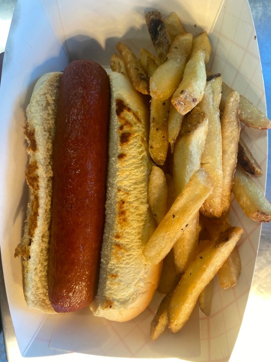 Hotdog and Fries