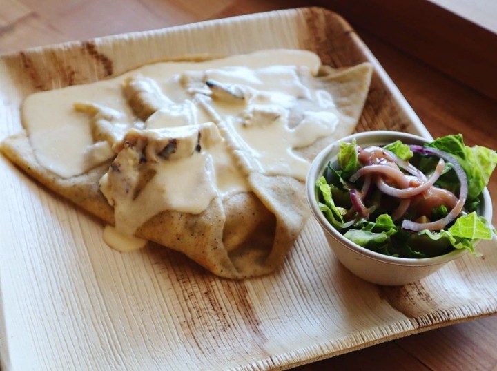 Creamy Chicken Crepe