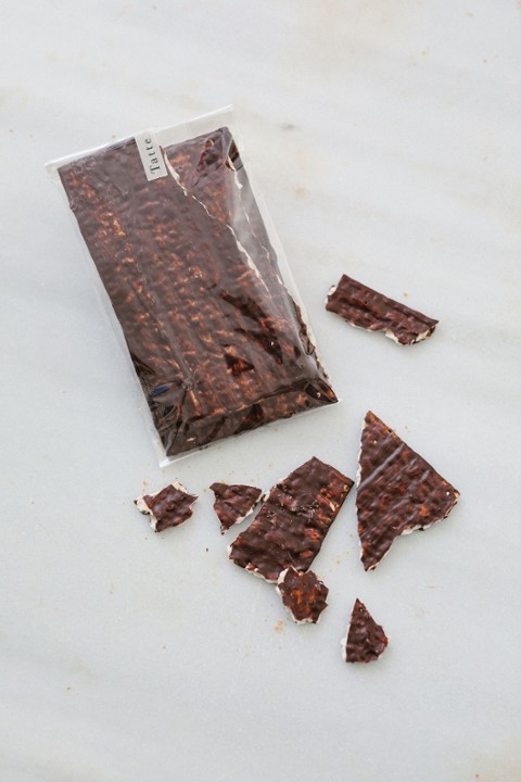 Chocolate Covered Matzo Bark