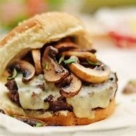 5oz Swiss Mushroom Burger