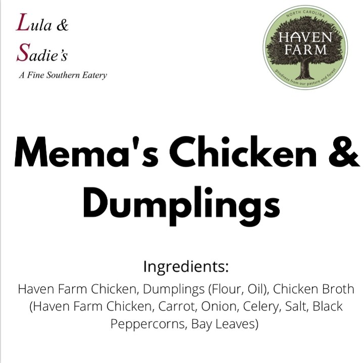 Mema’s Chicken and Dumplings