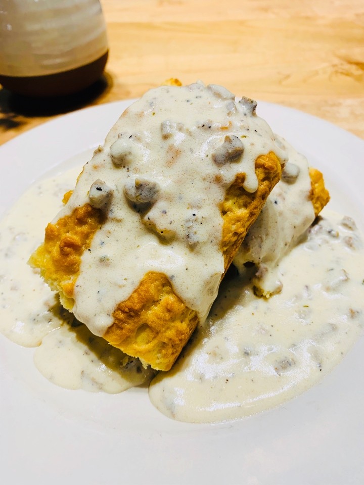 Down Home Biscuits and Gravy