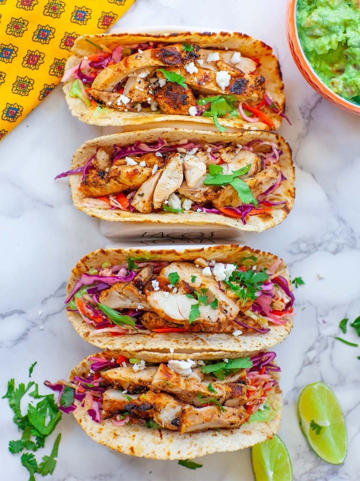 GRILLED CHICKEN TACOS