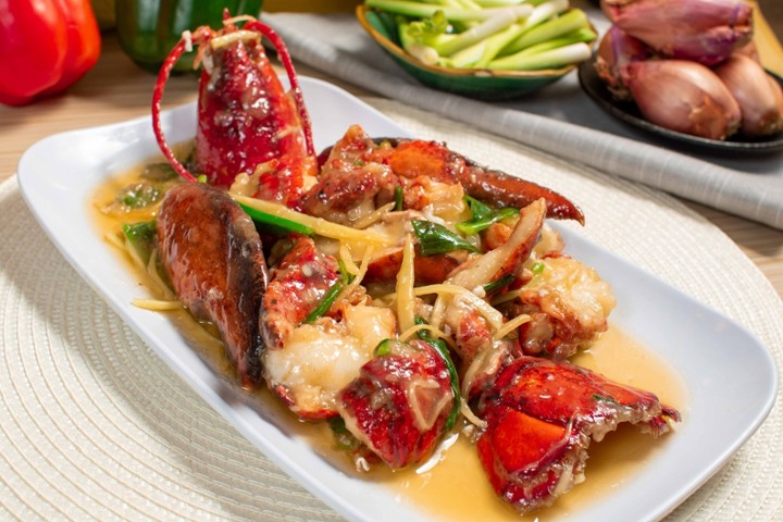 Ginger Scallion Lobster 姜葱炒龍虾