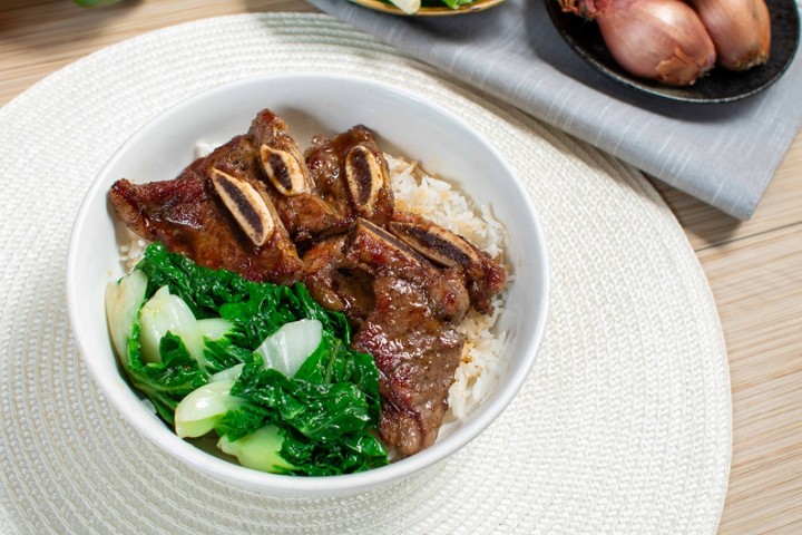 Korean BBQ Short Rib Rice Bowl 燒牛仔骨飯