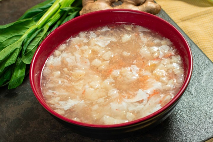 Fish Maw Soup with Crab 蟹肉魚肚羮