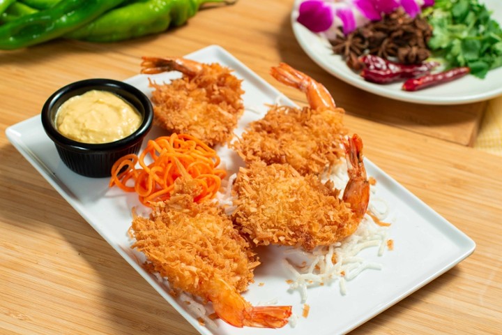 Coconut Shrimp 香芒椰子蝦 (4)