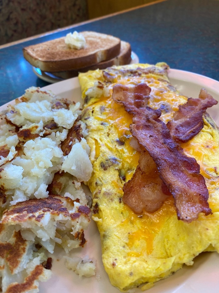 Bacon & Cheese Omelette