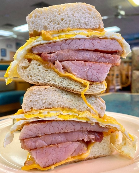 Ham Egg Cheese Sandwich