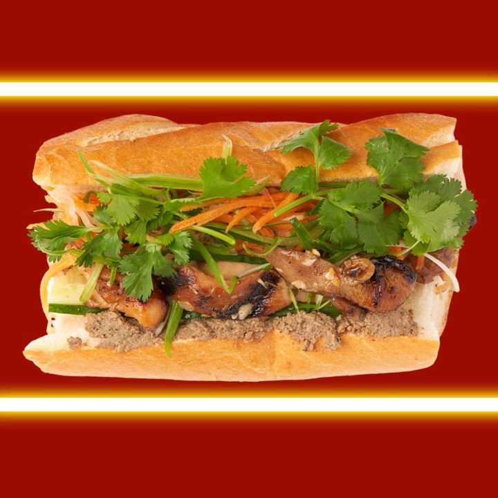 Chargrilled Chicken Banh Mi
