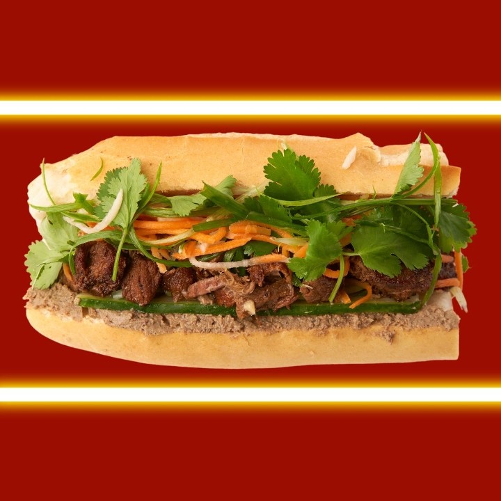 Lemongrass Beef Banh Mi