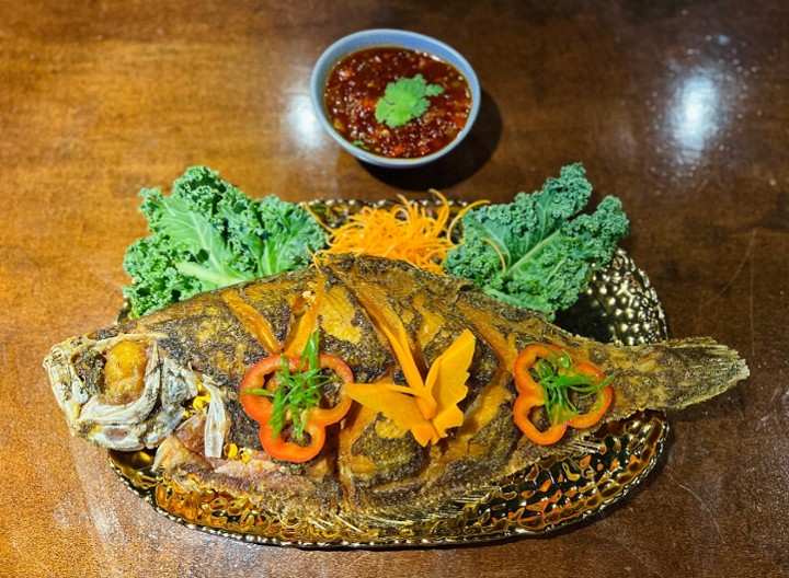 Crispy Fried Whole Flounder