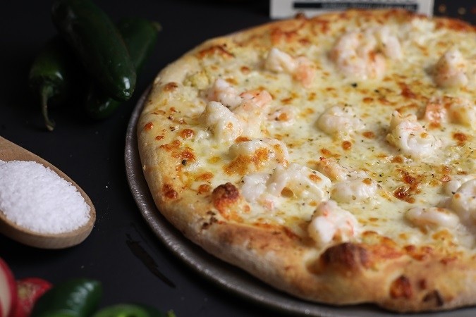 Shrimp Scampi Pizza