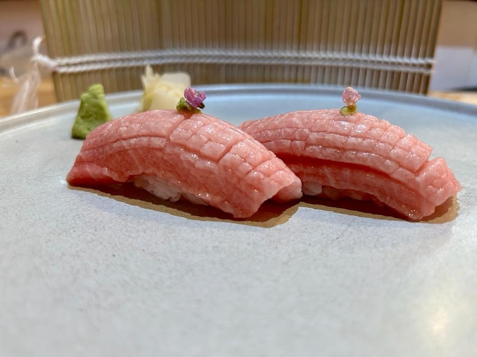 Otoro (Bluefin Head Belly Tuna) Nigiri