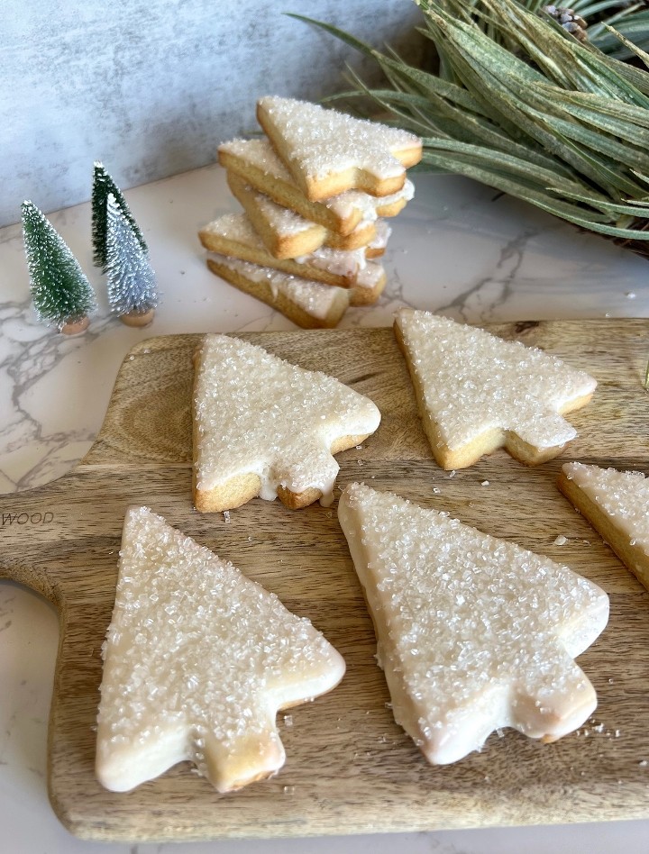 Christmas Tree Sugar Cookie (4")