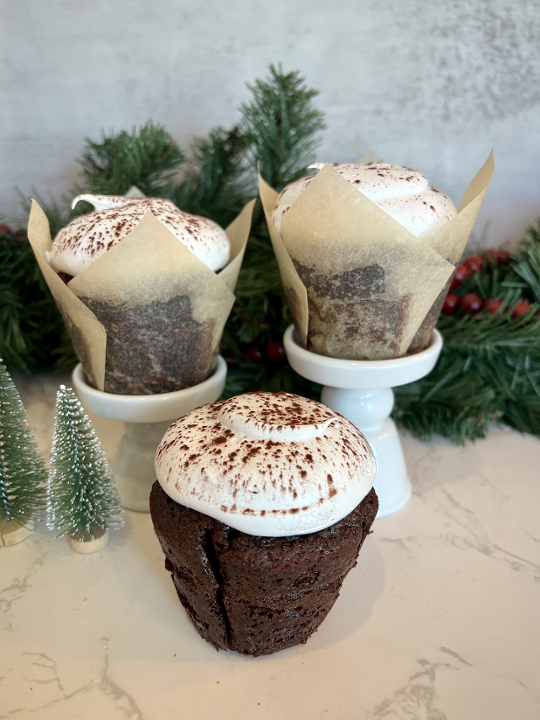 *Hot Cocoa Cupcake / Made without gluten ingredients