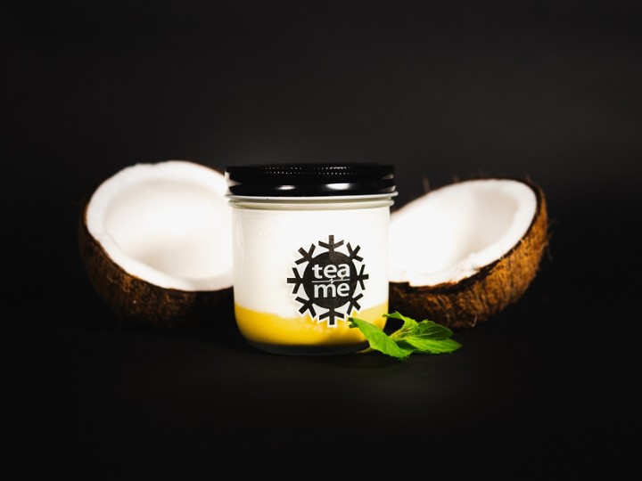 Coconut pudding / Mango