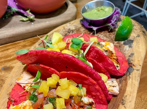 SALMON TACOS