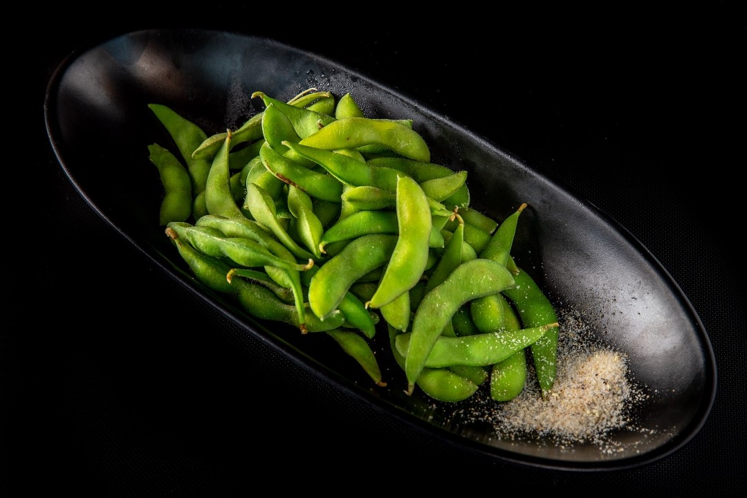 Grilled Organic Edamame V.