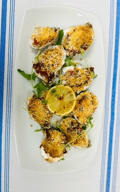 BAKED OYSTERS