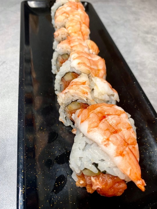 Shrimp on Spicy Tuna Roll