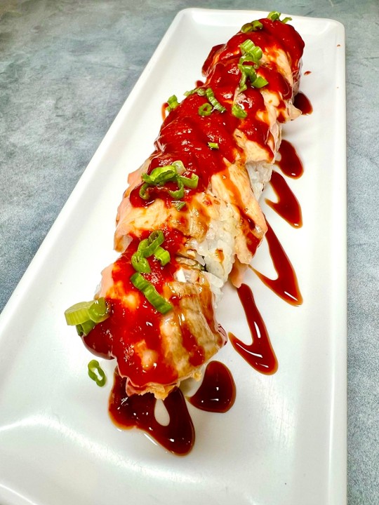 Spicy BBQ Salmon Roll