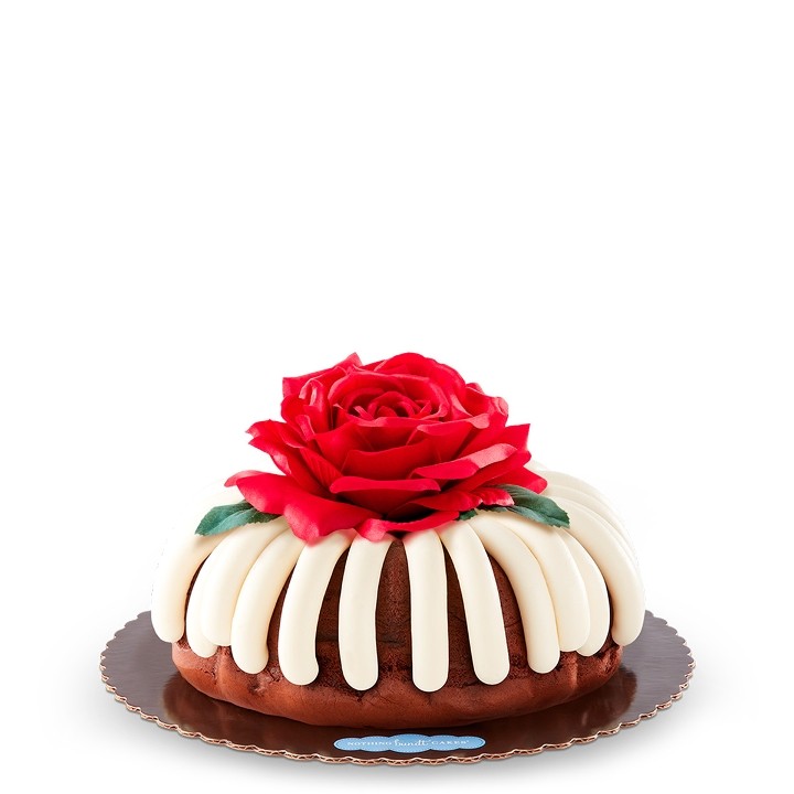10" Cake With Flower in Bakery Box
