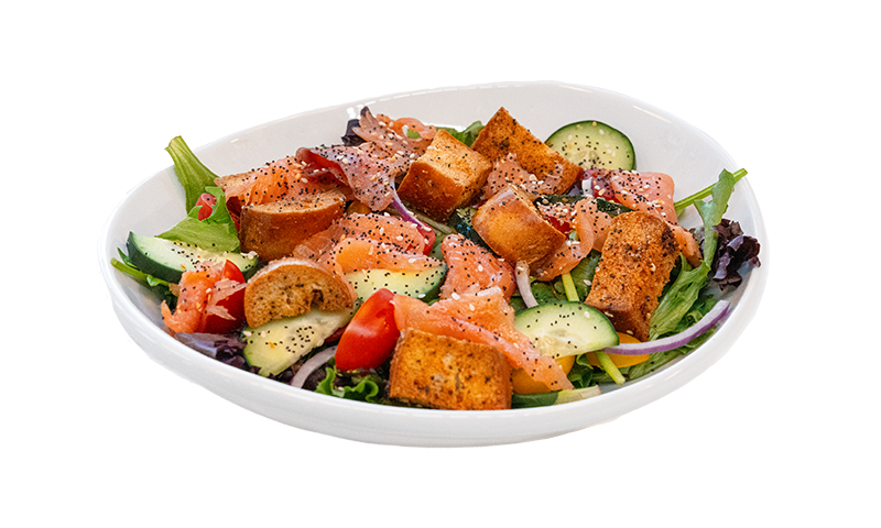 Smoked Salmon Bagel Salad