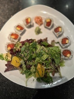 #1 Spicy Tuna Mango Roll Salad