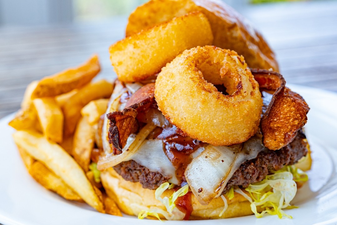 BBQ Cheddar Smash Burger