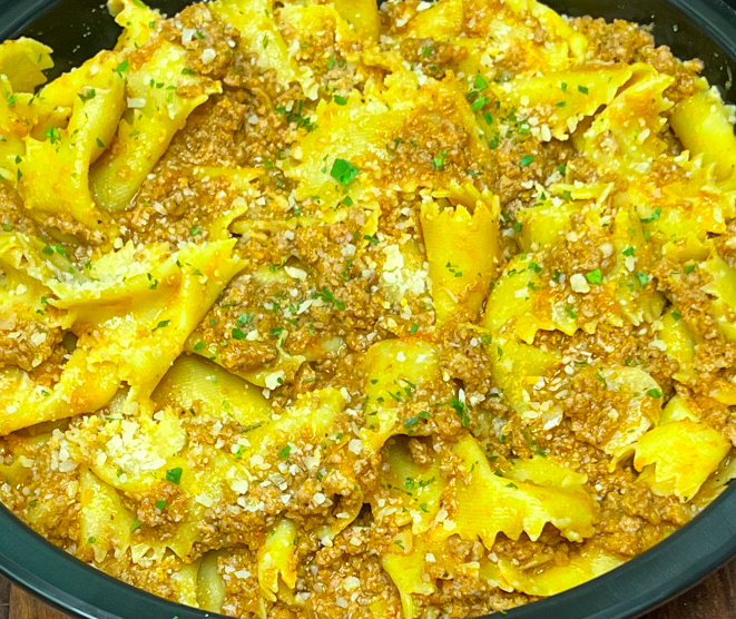 Summer Pappardelle Bolognese