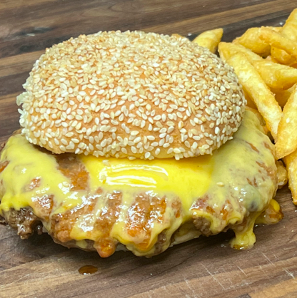 Livingston Grille - Chili Cheese  Burger